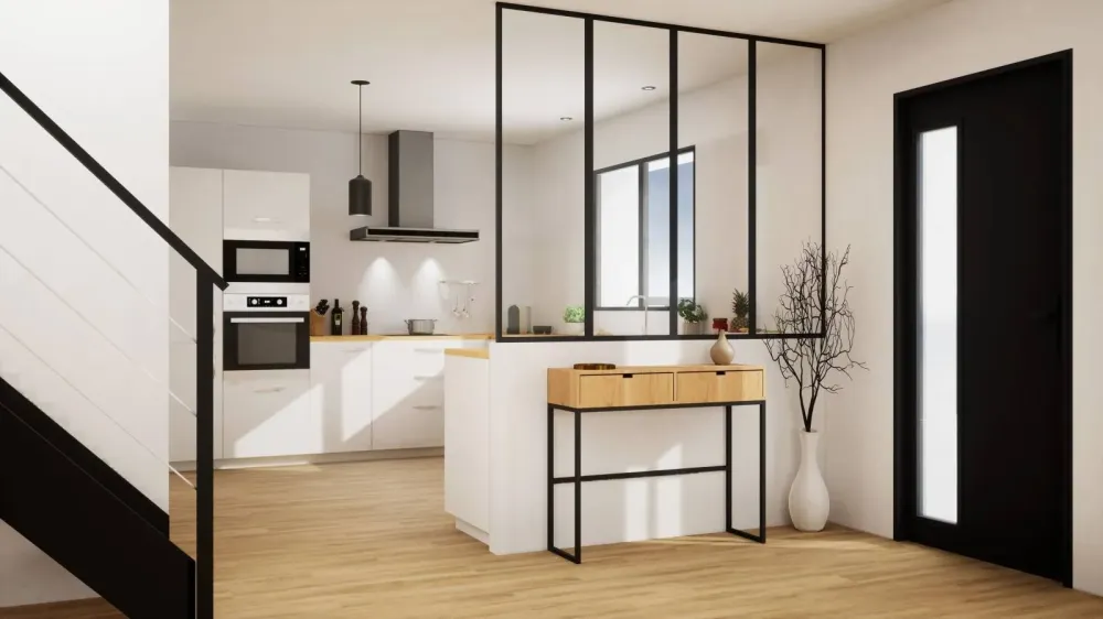 Création d’une verrière sur mesure pour une cuisine à Nîmes